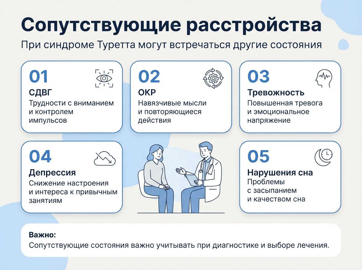Лечение синдрома Туретта в Шумерле инфографика